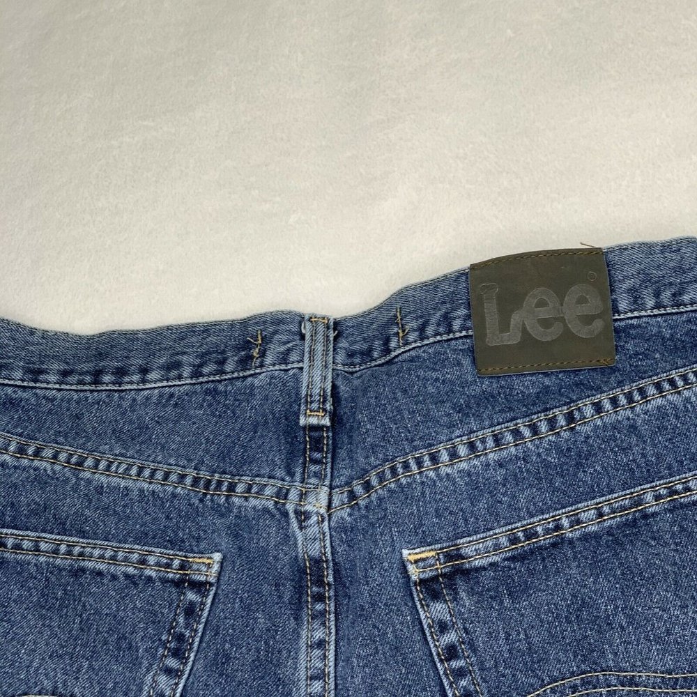 Lee Men Jeans Med Blue Size 33x30 Reg Fit Straight - Picture 5 of 5